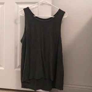 Large olive/hunter green tank